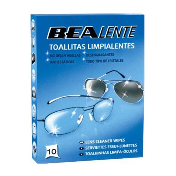 Lea bealente toallitas limpialentes 10u.