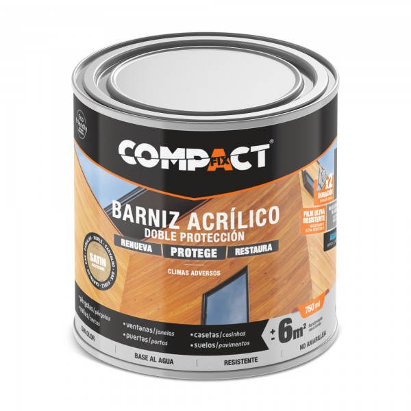 Barniz universal satin 750ml.incoloro