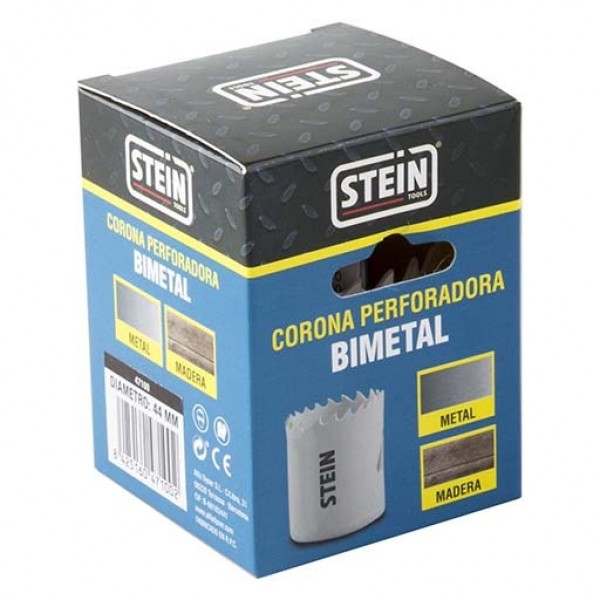 Corona stein perforadora bimetal 22 mm.