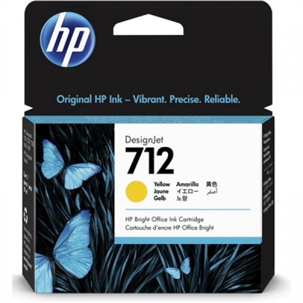 Hp cartucho 712 amarillo