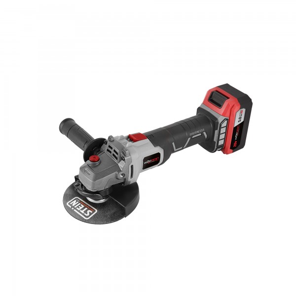 Amoladora 115/125worgrip 20v. 5 ah.brush