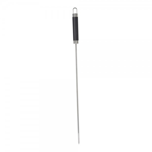Brochetas para barbacoa de acero inoxidable 46,5 cm, 4 uds
