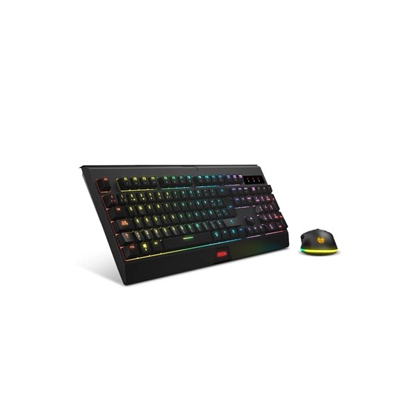 Krom kabala  | kit teclado y ratón wireless rgb sp