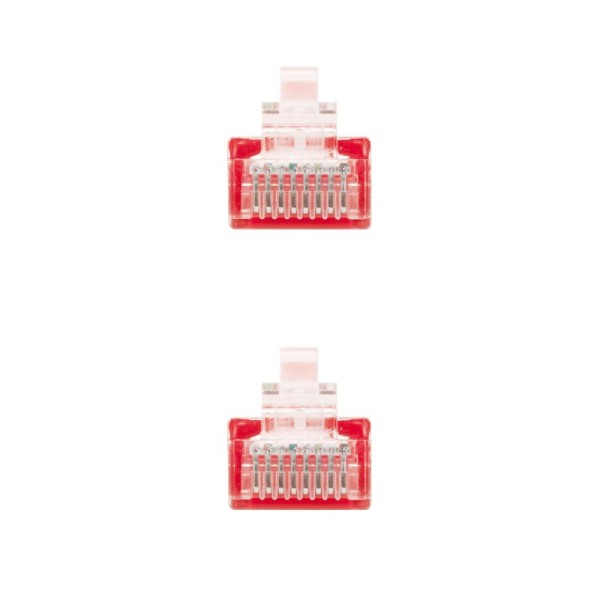 Nanocable latiguillo cat.6 utp 25cm rojo