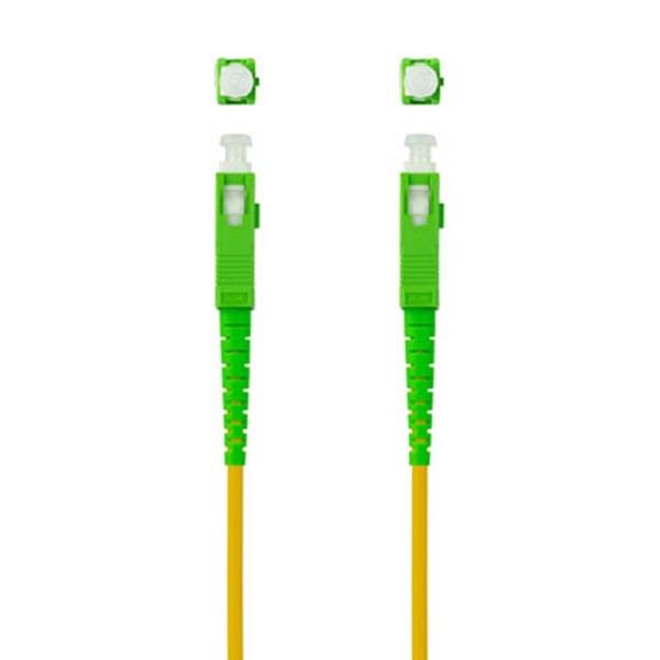 Nanocable cable fibra sc/apc lszh amarillo 15m