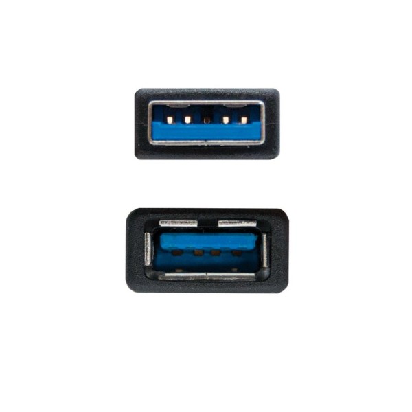 Nanocable cable usb 3.0 tipo a/m-a/h negro 3.0 m