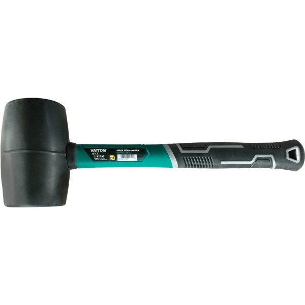 Maza goma m/fibra negra 680gr. 