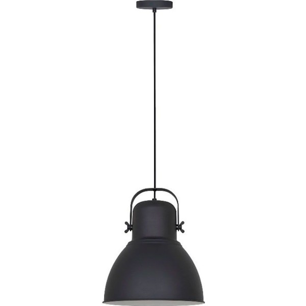 Lámpara de techo, colgante, e27, negra, ø320 x 1870 mm